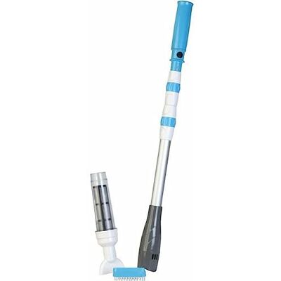 Gre Pole Vac Limpiafondos de batería sin Cables, para Piscinas elevadas y spas, Funciona con Pilas, con Mango telescópico Gre Pole Vac Limpiafondos de batería sin Cables, para Piscinas elevadas y spas, Funciona con Pilas, con Mango telescópico