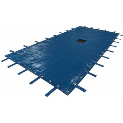 TERRE JARDIN - Lona Rectangular para Piscina - Azul - 7 x 4 m - Pool Cover TERRE JARDIN - Lona Rectangular para Piscina - Azul - 7 x 4 m - Pool Cover