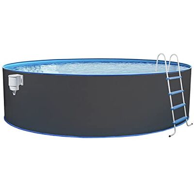 Steinbach Nuovo Piscina de acero Ø 550 x 120 cm - Blanco - Piscina elevada Steinbach Nuovo Piscina de acero Ø 550 x 120 cm - Blanco - Piscina elevada