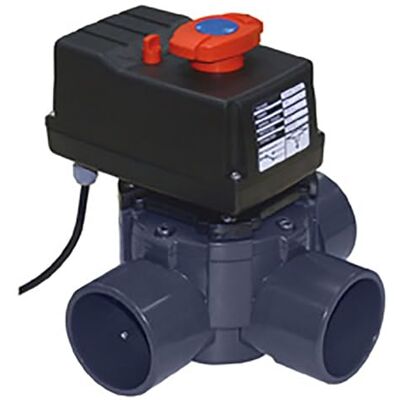 Fluidra V.compuerta rot.auto.230v 3 vias 180º d.63-75 encolar Fluidra V.compuerta rot.auto.230v 3 vias 180º d.63-75 encolar