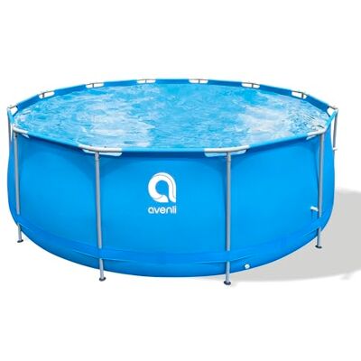 AVENLI Jilong Piscina Redonda con Estructura, Azul AVENLI Jilong Piscina Redonda con Estructura, Azul