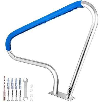 VEVOR Barandilla para Piscina 121,9 x 91,5 cm Pasamanos de Piscina Acero Inoxidable Agarradera Exterior Piscina Carga 113kg Barandilla de Seguridad de Piscina con Cubierta de Nailon Tornillos Broca M8 VEVOR Barandilla para Piscina 121,9 x 91,5 cm Pasamanos de Piscina Acero Inoxidable Agarradera Exterior Piscina Carga 113kg Barandilla de Seguridad de Piscina con Cubierta de Nailon Tornillos Broca M8