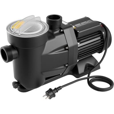 VEVOR Bomba para Piscina 1300 W Caudal Máximo de 28800 L/H Bomba de Filtración para Piscina de Una Sola Velocidad, CA 220-240 V, Altura de Elevación Máxima de 17 m, con Temporizador de 24 Horas VEVOR Bomba para Piscina 1300 W Caudal Máximo de 28800 L/H Bomba de Filtración para Piscina de Una Sola Velocidad, CA 220-240 V, Altura de Elevación Máxima de 17 m, con Temporizador de 24 Horas