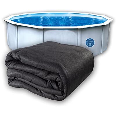 Liner Life LL24R Alfombrilla redonda de 24 pies, resistente, duradera, resistente a pinchazos, hecha de material geotextil de grado comercial, protege la parte inferior de la piscina sobre el suelo, Liner Life LL24R Alfombrilla redonda de 24 pies, resistente, duradera, resistente a pinchazos, hecha de material geotextil de grado comercial, protege la parte inferior de la piscina sobre el suelo,