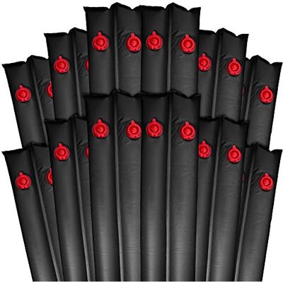 Robelle 3811-BLK-12 Deluxe Tubo de Agua de Invierno para Cubiertas de Piscina, 16 g, Doble cámara, 10 pies, 12 Unidades Robelle 3811-BLK-12 Deluxe Tubo de Agua de Invierno para Cubiertas de Piscina, 16 g, Doble cámara, 10 pies, 12 Unidades