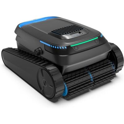 AIRROBO Robot Piscina Inalámbrica, Navegación Inteligente, Limpieza Fondo Pared y Línea de Agua, Retorno Automático, 3 Motores Potentes, Aspirador Piscina Batería, Carga Rápida 2,5 h Adecuado AIRROBO Robot Piscina Inalámbrica, Navegación Inteligente, Limpieza Fondo Pared y Línea de Agua, Retorno Automático, 3 Motores Potentes, Aspirador Piscina Batería, Carga Rápida 2,5 h Adecuado