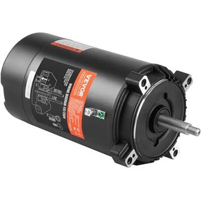 VEVOR Motor de Bomba de Piscina de 0,75 HP 56J 115 V (8 A) / 230 V (4 A) 3450 RPM Factor de Trabajo 1,5 Condensador de 80 µF/250 V Motor de Repuesto de Brida Redonda Giratorio CCW para Piscinas VEVOR Motor de Bomba de Piscina de 0,75 HP 56J 115 V (8 A) / 230 V (4 A) 3450 RPM Factor de Trabajo 1,5 Condensador de 80 µF/250 V Motor de Repuesto de Brida Redonda Giratorio CCW para Piscinas