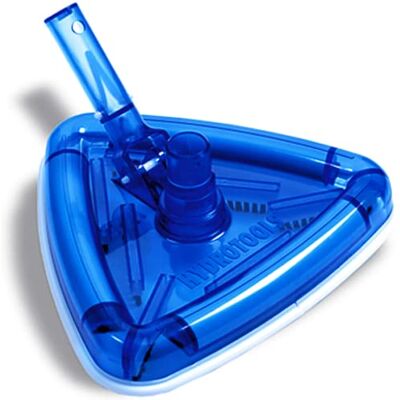 Swimline Hydro Tools Clear Weighted Triangle Pool Vacuum Head Swimline Hydro Tools Clear Weighted Triangle Pool Vacuum Head