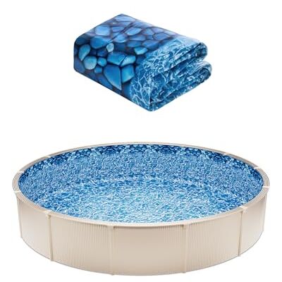 VEVOR Revestimiento para Piscina Elevada 914 cm Redonda Cubierta para Piscinas Superpuestos Vinilo de Calibre Estándar Altura de Pared 122-137 cm Diseñado para Piscinas Elevadas con Lados de Acero VEVOR Revestimiento para Piscina Elevada 914 cm Redonda Cubierta para Piscinas Superpuestos Vinilo de Calibre Estándar Altura de Pared 122-137 cm Diseñado para Piscinas Elevadas con Lados de Acero