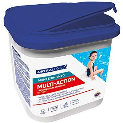 ASTRALPOOL - Multiacción 250g - 5kg - Tabletas cloro piscina ASTRALPOOL - Multiacción 250g - 5kg - Tabletas cloro piscina