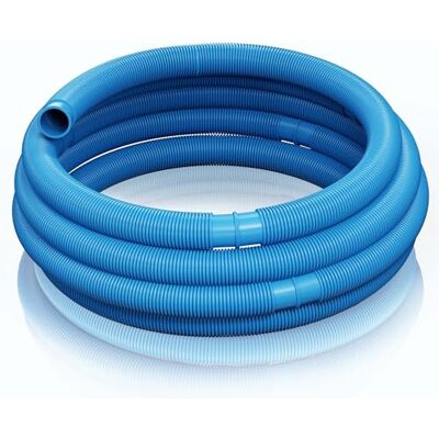 WilTec Manguera de piscina 9 m ⌀38 mm 190 g/m azul con manguitos, manguera de bomba para piscinas, tubo de aspiración, manguera solar WilTec Manguera de piscina 9 m ⌀38 mm 190 g/m azul con manguitos, manguera de bomba para piscinas, tubo de aspiración, manguera solar