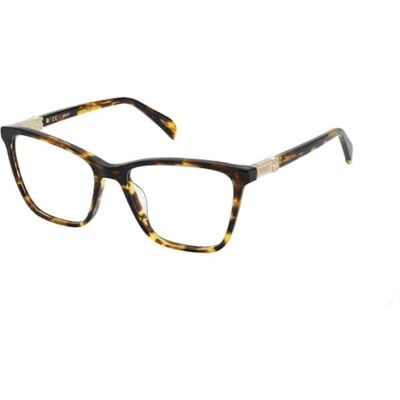 TOUS Gafas, Shiny Brown/Yellow Havana, 54 para Mujer TOUS Gafas, Shiny Brown/Yellow Havana, 54 para Mujer