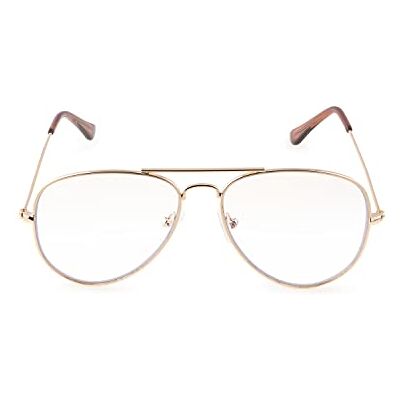 Contacta , Blue Block Pilot Gafas de ordenador para hombre y mujer, protección de la luz azul de pantallas luminosas, dioptrías neutrales, color dorado, paquete con bolsa para gafas, 21 g Contacta , Blue Block Pilot Gafas de ordenador para hombre y mujer, protección de la luz azul de pantallas luminosas, dioptrías neutrales, color dorado, paquete con bolsa para gafas, 21 g
