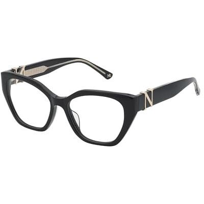 Nina Ricci Gafas de Vista Nero lucido 52/16/140 Mujeres Nina Ricci Gafas de Vista Nero lucido 52/16/140 Mujeres