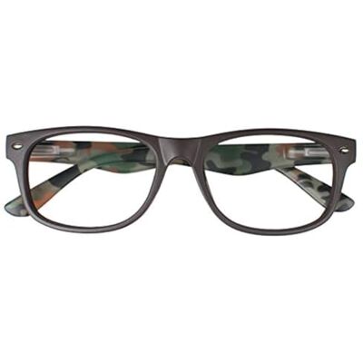Prontoleggo Gafas de lectura Mod. Mimetic marrón/molido – Dioptría +2,00 – 1 unidad Prontoleggo Gafas de lectura Mod. Mimetic marrón/molido – Dioptría +2,00 – 1 unidad