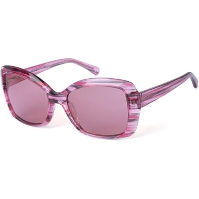 Botaniq Gafas cuadradas de acetato rosa para mujer, opcional con nivel de visión (modelo ) Botaniq Gafas cuadradas de acetato rosa para mujer, opcional con nivel de visión (modelo )