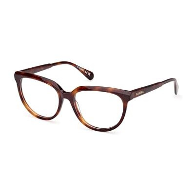 Max&Co. , Montura de gafas para mujer, Havana oscura, montura de acetato, redonda Max&Co. , Montura de gafas para mujer, Havana oscura, montura de acetato, redonda