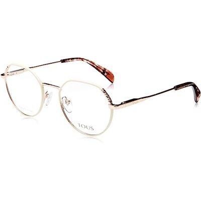 TOUS GAFAS DE VISTA COLOR SHINY ROSE GOLD W/BEIGE PARTS PARA MUJER TALLA 50/135/20 TOUS GAFAS DE VISTA COLOR SHINY ROSE GOLD W/BEIGE PARTS PARA MUJER TALLA 50/135/20