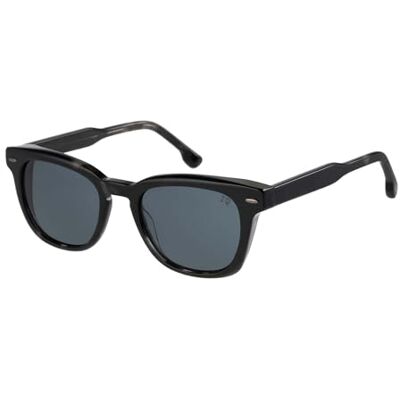 Botaniq Gafas redondas de acetato negro para hombre, opcional con nivel de visión (modelo ) Botaniq Gafas redondas de acetato negro para hombre, opcional con nivel de visión (modelo )