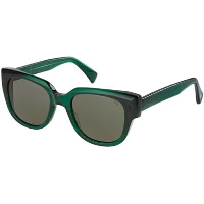 Botaniq Gafas cuadradas de acetato verde para mujer, opcional con nivel de visión (modelo ) Botaniq Gafas cuadradas de acetato verde para mujer, opcional con nivel de visión (modelo )