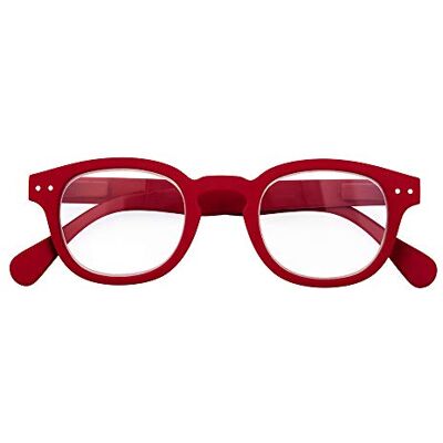 Corpootto Gafas de lectura Harvard rojo D.+1,00-20 gr Corpootto Gafas de lectura Harvard rojo D.+1,00-20 gr