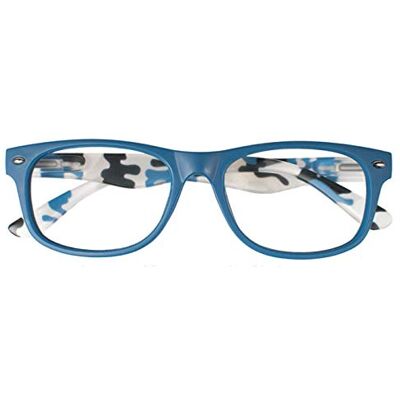 Prontoleggo Gafas de lectura Mod. Mimetic Blu/Maculato Dioptría +1,00-1 unidad Prontoleggo Gafas de lectura Mod. Mimetic Blu/Maculato Dioptría +1,00-1 unidad
