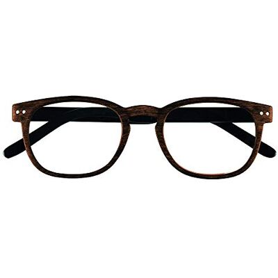 Prontoleggo gafas de lectura Mod. wengué, Marrón – dioptría + 3,50 – 1 unidad Prontoleggo gafas de lectura Mod. wengué, Marrón – dioptría + 3,50 – 1 unidad