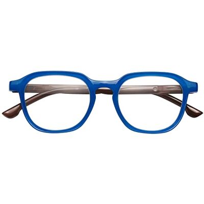 Prontoleggo Stylist Occhiali da Lettura, Blu-Marrone, Media Unisex-Adulto Prontoleggo Stylist Occhiali da Lettura, Blu-Marrone, Media Unisex-Adulto