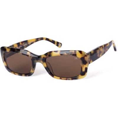 Botaniq Gafas cuadradas de acetato marrón para mujer, opcional con nivel de visión (modelo ) Botaniq Gafas cuadradas de acetato marrón para mujer, opcional con nivel de visión (modelo )