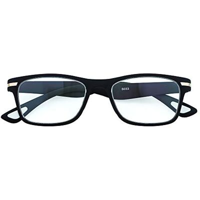 Prontoleggo gafas de lectura Mod. Rubber, Negro – dioptría + 1,50 – 1 unidad Prontoleggo gafas de lectura Mod. Rubber, Negro – dioptría + 1,50 – 1 unidad
