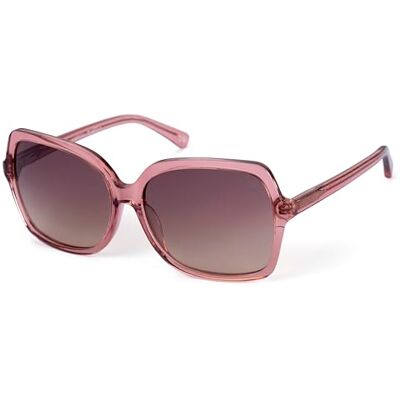 Botaniq Gafas cuadradas de acetato rosa para mujer, opcional con nivel de visión (modelo ) Botaniq Gafas cuadradas de acetato rosa para mujer, opcional con nivel de visión (modelo )