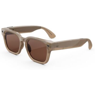 Meta Glasses, Gafas con IA Fury, Sandstone, Lentes en ámbar oscuro Cuadrada, cámara 12 MP, vídeo 3K, 6 micros, hombre, mujer, talla estándar, regulable, varias lentes, tecnología, gafas de sol Meta Glasses, Gafas con IA Fury, Sandstone, Lentes en ámbar oscuro Cuadrada, cámara 12 MP, vídeo 3K, 6 micros, hombre, mujer, talla estándar, regulable, varias lentes, tecnología, gafas de sol
