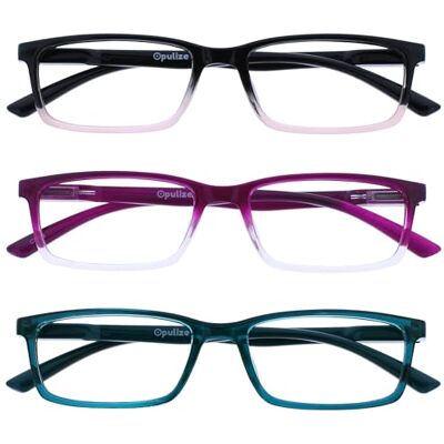 OPULIZE See Gafas Lectura Filtro Luz Azul x3 Estrecha Bisagras de Resorte Mejoran Sueño Reducen Dolor de Cabeza Ordenador Videojuegos Antirreflejante Rosa Morado Turquesa Hombre Mujer BBB9-45Q +2.00 OPULIZE See Gafas Lectura Filtro Luz Azul x3 Estrecha Bisagras de Resorte Mejoran Sueño Reducen Dolor de Cabeza Ordenador Videojuegos Antirreflejante Rosa Morado Turquesa Hombre Mujer BBB9-45Q +2.00