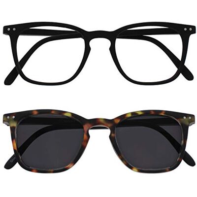Gafas de lectura Opulize Bex doble protección UV400 resistentes a rayaduras Gafas de lectura Opulize Bex doble protección UV400 resistentes a rayaduras