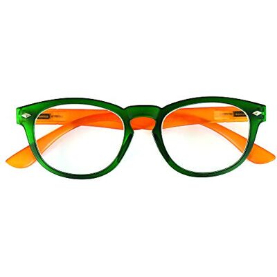Corpootto Gafas de lectura con pantalla verde +1,00-20 g Corpootto Gafas de lectura con pantalla verde +1,00-20 g