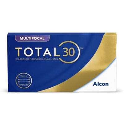 TOTAL30 Multifocal lentes de contacto mensuales 3 lentes R 8.4 mm D 14.2 mm adición medio -02.00 dioptrías TOTAL30 Multifocal lentes de contacto mensuales 3 lentes R 8.4 mm D 14.2 mm adición medio -02.00 dioptrías