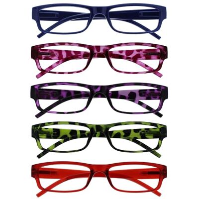 The Reading Glasses Company Azul Rosa Púrpura Verde Rojo Ligeras Unisex Gafas - Gafas de lectura The Reading Glasses Company Azul Rosa Púrpura Verde Rojo Ligeras Unisex Gafas - Gafas de lectura