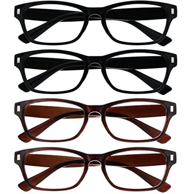 OPULIZE The Reading Glasses Company Gafas De Lectura Negro Marrón Lectores Valor Pack 4 Hombres Mujeres Rrrr77-1122 +2,50 4 Unidades 88 g OPULIZE The Reading Glasses Company Gafas De Lectura Negro Marrón Lectores Valor Pack 4 Hombres Mujeres Rrrr77-1122 +2,50 4 Unidades 88 g