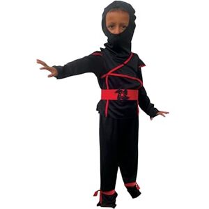 Rubies – Disfraz para niños Ninja de Entrada de Gama – Talla de 5 a 7 años – Disfraz para Carnaval, cumpleaños – Top con Pantalones y cinturón Rojo Shuriken, pasamontañas Incluidas Halloween Rubies – Disfraz para niños Ninja de Entrada de Gama – Talla de 5 a 7 años – Disfraz para Carnaval, cumpleaños – Top con Pantalones y cinturón Rojo Shuriken, pasamontañas Incluidas Halloween