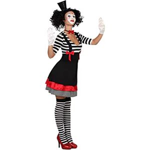 Atosa Disfraz de Mimo para Mujer Adulta Incluye Vestido Clásico Blanco y Negro y Pajarita Ideal para Carnaval, Halloween y Eventos Temáticos Diseño Cómodo Disfraces para Adultos Talla M-L Atosa Disfraz de Mimo para Mujer Adulta Incluye Vestido Clásico Blanco y Negro y Pajarita Ideal para Carnaval, Halloween y Eventos Temáticos Diseño Cómodo Disfraces para Adultos Talla M-L