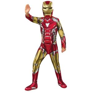 Rubies Disfraz Iron Man Endgame Clássico para niños, Jumpsuit Impreso con cubrebotas y máscara, Oficial Marvel, Avengers para Carnaval, Halloween, Navidad y cumpleaños Rubies Disfraz Iron Man Endgame Clássico para niños, Jumpsuit Impreso con cubrebotas y máscara, Oficial Marvel, Avengers para Carnaval, Halloween, Navidad y cumpleaños