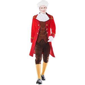 Boland Disfraz de noble de 4 piezas para hombre, disfraz para fiestas temáticas o carnaval, disfraz de cuento de hadas, disfraz medieval Boland Disfraz de noble de 4 piezas para hombre, disfraz para fiestas temáticas o carnaval, disfraz de cuento de hadas, disfraz medieval