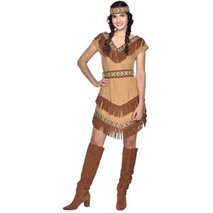 amscan Conjunto de Disfraz para Mujer India, Talla 12 – 14, Color marrón y marrón (Paquete de 2) amscan Conjunto de Disfraz para Mujer India, Talla 12 – 14, Color marrón y marrón (Paquete de 2)