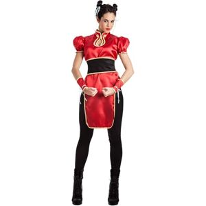 Boland Disfraz de luchadora para mujer 6 piezas, disfraz para fiestas tematicas o carnaval, disfraz de ninja Boland Disfraz de luchadora para mujer 6 piezas, disfraz para fiestas tematicas o carnaval, disfraz de ninja