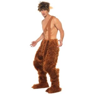Smiffy's Smiffys Disfraz de fauno, pantalones, cubrezapatos y peluca Halloween, Carnaval Smiffy's Smiffys Disfraz de fauno, pantalones, cubrezapatos y peluca Halloween, Carnaval