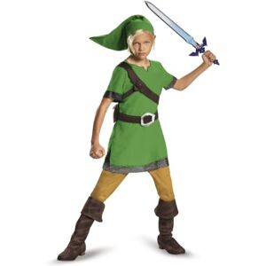 Disguise DISK Disfraz clásico de Nintendo Link, para niños, verde, talla M Disguise DISK Disfraz clásico de Nintendo Link, para niños, verde, talla M