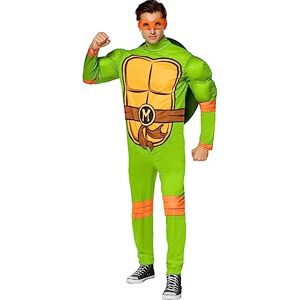 InSpirit Designs Disfraz clásico de las Tortugas Nija Mutantes Nija para adultos, talla M InSpirit Designs Disfraz clásico de las Tortugas Nija Mutantes Nija para adultos, talla M