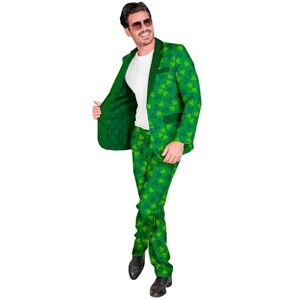 W WIDMANN MILANO Party Fashion Traje de hombre para el día de San Patricio, chaqueta y pantalón, Irlanda, Trébol W WIDMANN MILANO Party Fashion Traje de hombre para el día de San Patricio, chaqueta y pantalón, Irlanda, Trébol