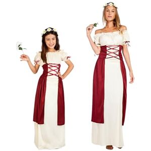 Boland Disfraz de damisela medieval, disfraz para fiesta temática o carnaval, vestido para disfraz de cuento de hadas Boland Disfraz de damisela medieval, disfraz para fiesta temática o carnaval, vestido para disfraz de cuento de hadas