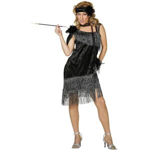 WILBERS & WILBERS 4942 Disfraz de Charleston para mujer, vestido de los años 20 con flecos, diadema, bufanda, conjunto de flapper para Carnaval WILBERS & WILBERS 4942 Disfraz de Charleston para mujer, vestido de los años 20 con flecos, diadema, bufanda, conjunto de flapper para Carnaval